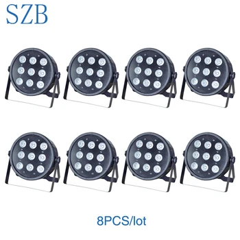 8 шт. SZB Высококачественный светодиодный номинальный светильник 9x10 Вт RGBW 4в1 для сценической вечеринки/SZB-PL0910