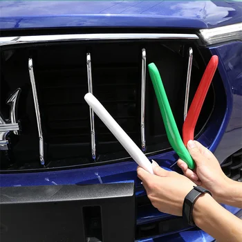 Для Maserati Levante Ghibli Quattroporte 2013-2021 ABS Передняя решетка автомобиля, накладка, наклейка, аксессуары