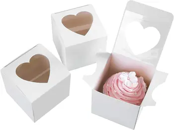 Коробка конфет из белой бумаги, коробки для свадебных сувениров, пакеты для конфет для гостей, украшения для детского душа, принадлежности для вечеринок, упаковка из 60 штук